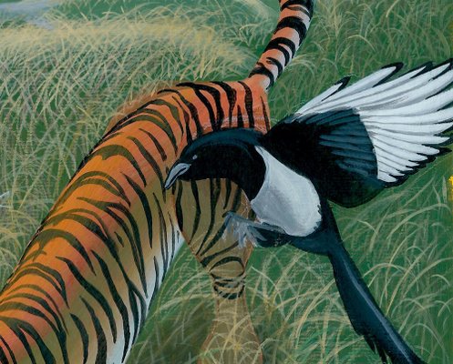 Nico Pearleyes, Tiger Magpie and Surreal Sky, Minhwa, 2024