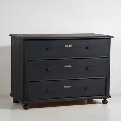 Antique Dark Chest of Drawers, 1920s for sale at Pamono