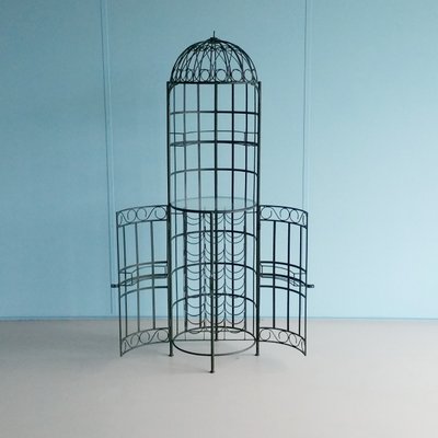 Vintage Wrought Iron Wine Jail Bar 1970s For At Pamono Vintage Wrought Iron Wine Jail Bar