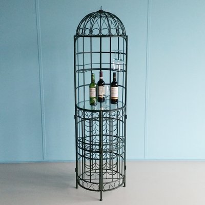 Vintage Wrought Iron Wine Jail Bar 1970s For At Pamono Vintage Wrought Iron Wine Jail Bar