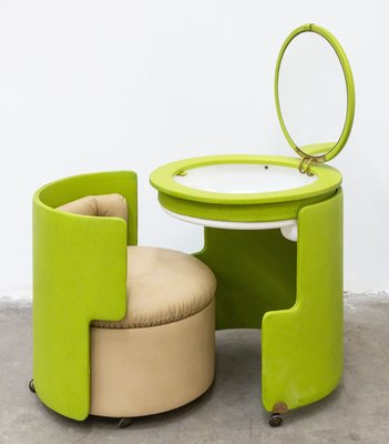 Dilly Dally Dressing Table with Chair by Luigi Massoni for