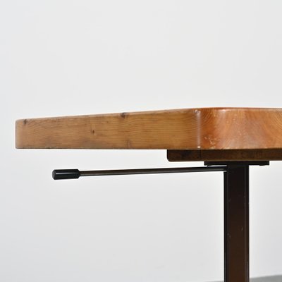 Adjustable Table by Charlotte Perriand for Les Arcs, 1970s for