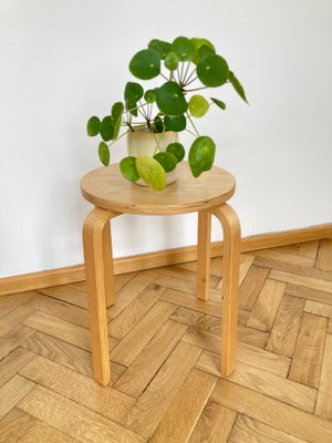 Sgabello Frosta vintage in legno di betulla di Ikea, anni '90