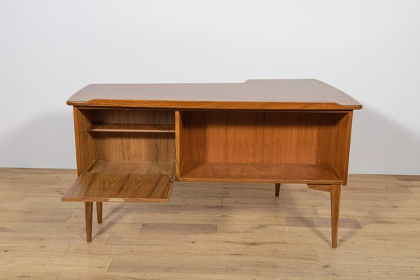 Mid-Century Teak Model A10 Boomerang Desk from Goran Strand