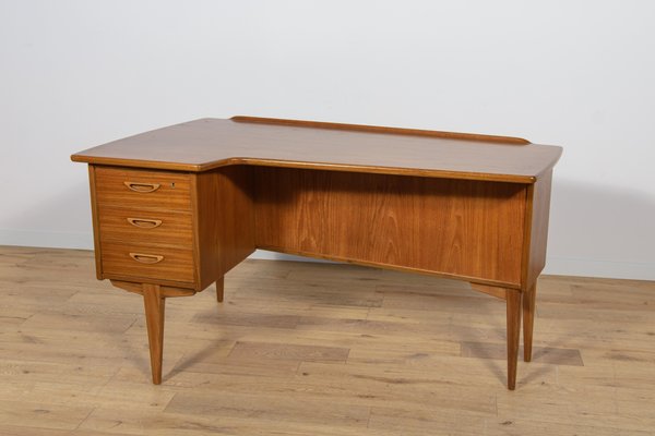 Mid-Century Teak Model A10 Boomerang Desk from Goran Strand
