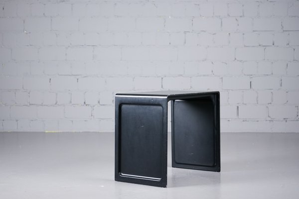 Vintage Model 621 Side Table in Black by Dieter Rams for Vitsœ for