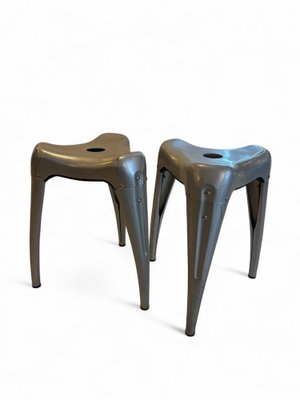 Wisdom Tooth Stools by Yasu Sasamoto for Dulton, 1988, Set of 2