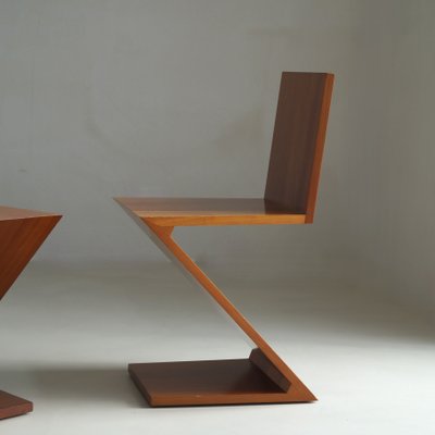 Zag Chair Misure Sedia Rietveld Sedie Zig Zag Di Gerrit Rietveld