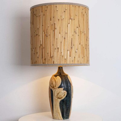 Noomi Backhausen zugeschriebene Keramik Tischlampe für Soholm, 1960er bei Pamono kaufen