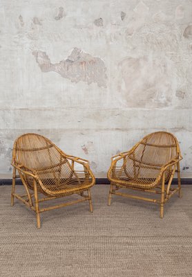 Bambus Sessel von Ikea, 1980er, 2er Set bei Pamono kaufen