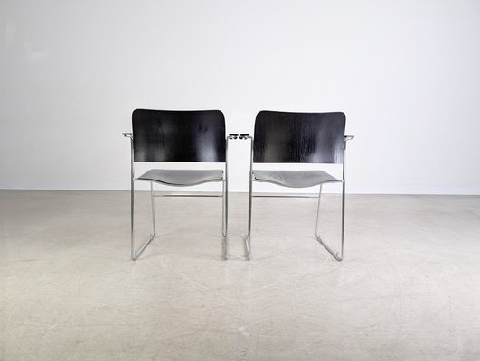 Howe 40/4 Chairs by David Rowland, Set of 4 for sale at Pamono