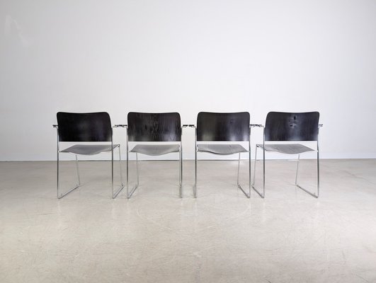Howe 40/4 Chairs by David Rowland, Set of 4 for sale at Pamono
