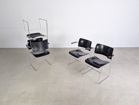 Howe 40/4 Chairs by David Rowland, Set of 4 for sale at Pamono