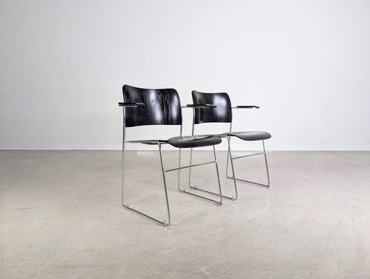 Howe 40/4 Chairs by David Rowland, Set of 4 for sale at Pamono