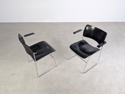 Howe 40/4 Chairs by David Rowland, Set of 4 for sale at Pamono