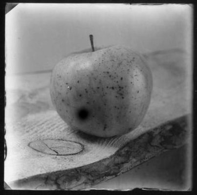 Josef Sudek, Still Life with Apple, 1960, Silver Gelatin Print for