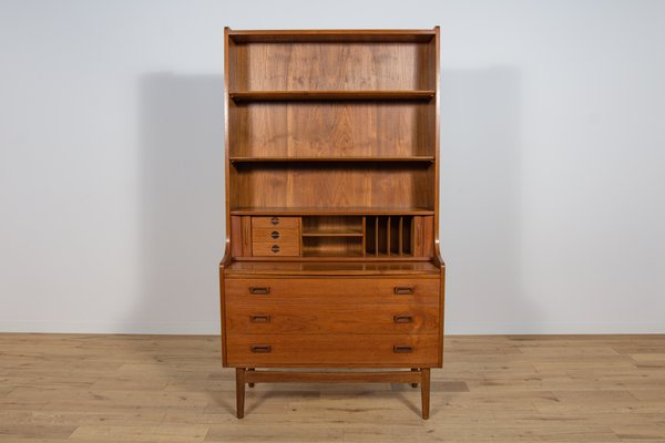 Mid-Century Teak Shelf by Johannes Sorth for Bornholm, Denmark