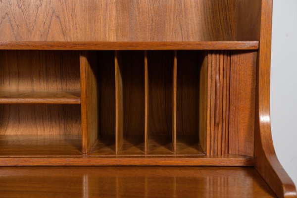 Mid-Century Teak Shelf by Johannes Sorth for Bornholm, Denmark