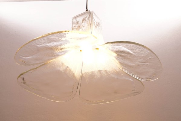 Flower Petal Chandelier By Carlo Nason For Mazzega 1960s Flower Petal Chandelier By Carlo Nason For Mazzega 1960s 8