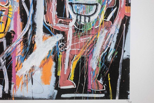 Jean-Michel Basquiat, Composition, Numbered Color Silkscreen Print