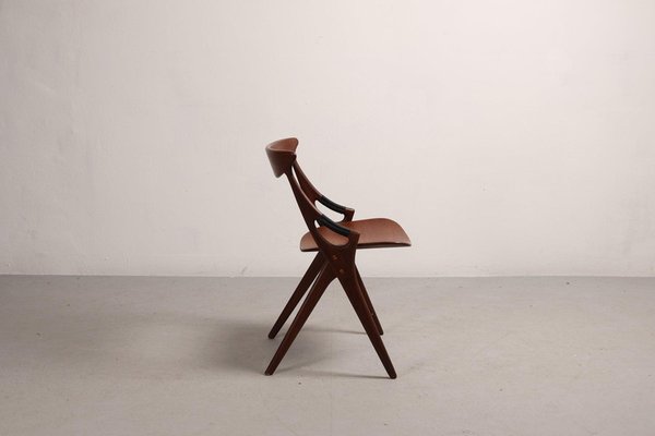 Model 71 Chair in Teak by Arne Hovmand Olsen, Denmark, 1960s for
