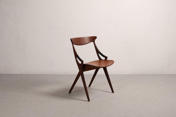 自主/北欧AOR◆5 VISIONS/WOKE UP THIS MORNING Model 71 Chair in Teak by Arne Hovmand Olsen, Denmark, 1960s for
