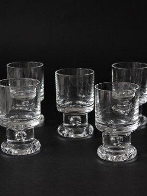 Shot Glasses by Tapio Wirkkala for Iittala, 1950, Set of 6 for