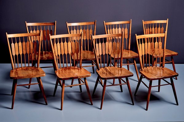 Vintage Centennial Chairs by Kipp Stewart for Drexel, 1950s, Set of 10