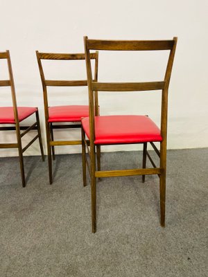 Sedie Superleggere di Gio Ponti per Cassina, anni '50, set di in