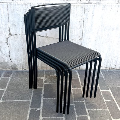 6 x Cassina Alias Spaghetti Chair Set of Large Spaghetti Chair