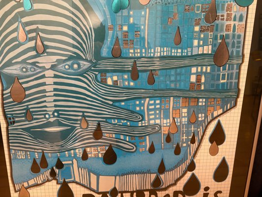 Save the Rain Poster by Friedensreich Hundertwasser, Austria