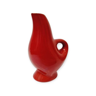 花瓶・フラワースタンド 1970s Tofej Hungary Red Bottle Vase Oxblood Glazed Zsolnay Bird Vase, 1970s for sale at Pamono