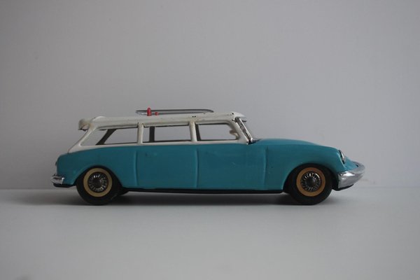 Vintage Tin Model Car of Citroën DS Station Wagon, 1960s for sale
