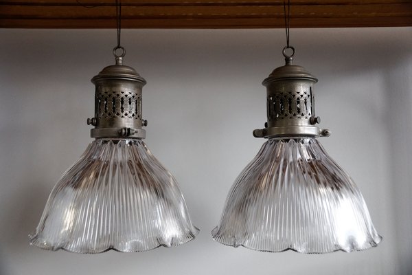 Art Nouveau Ceiling Lamps From Holophane Set Of 2 For Sale At Pamono