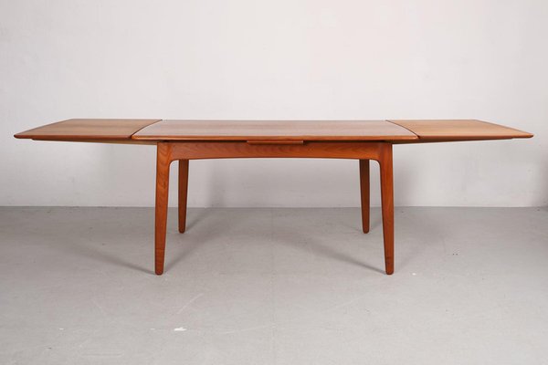 Teak Dining Table by Svend Aage Madsen, Denmark, 1960s for sale at
