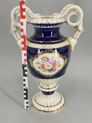 Vase by Ernst August Leuteritz for Meissen Porcelain, 1860