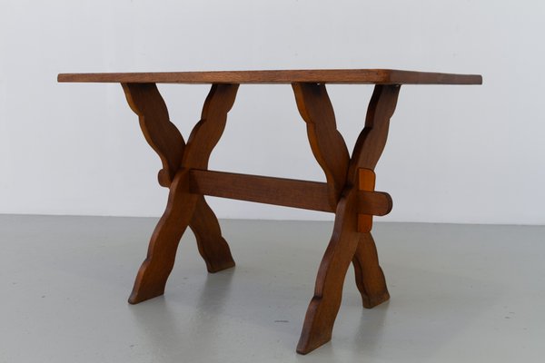 Small Danish Farmhouse Oak Table in the style of Kjærnulf Style