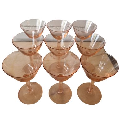 wine glasses Glamorous Vintage Wine Glass Eclectic Pair