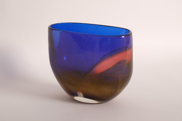 Carnevale Murano Glass Vase by Archimede Seguso, Italy, 1980s for