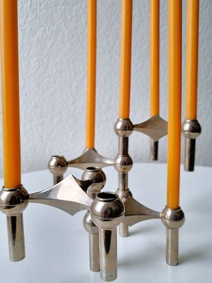 Modulare Vintage Kerzenständer von BMF, 1970er, 4er Set bei Pamono kaufen
