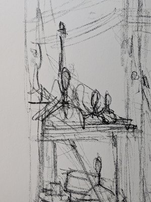 Affiche Vintage par Alberto Giacometti, 1950s en vente sur Pamono