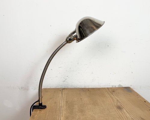 Lampada Da Tavolo Vintage In Metallo E Lino Con Interruttore A Pulsante - Luce Notturna Per Comodino, Camera Da Letto O Soggiorno