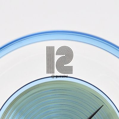 Italian Acrylic Wall Clock from Guzzini, 1990s for sale at Pamono
