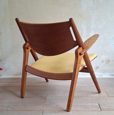 CH28 Lounge Chair by Hans J. Wegner for Carl Hansen & Son, 1950s