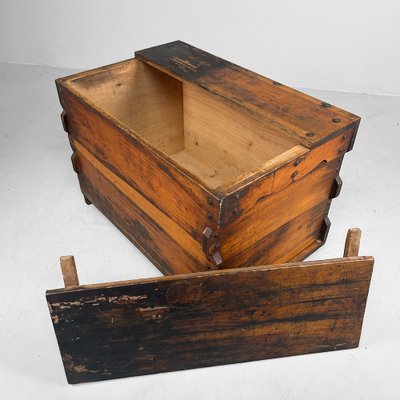Vintage Japanese Wooden Box, 1920s for sale at Pamono