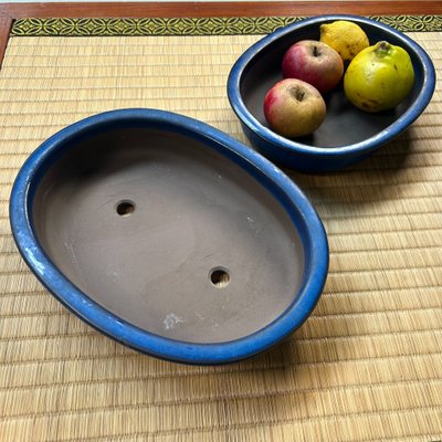 Japanische Vintage Bonsai Schalen, 1970er, 2er Set bei Pamono kaufen