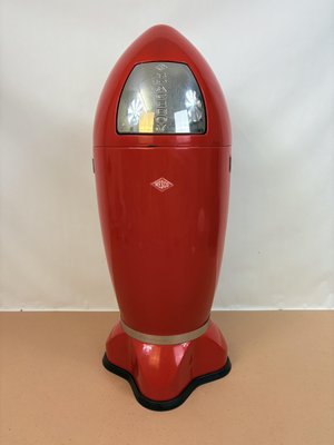 美品　WESCO SPACEBOY RED Wesco Spaceboy - German Made - X-Large Push Door Trash Can, Powder
