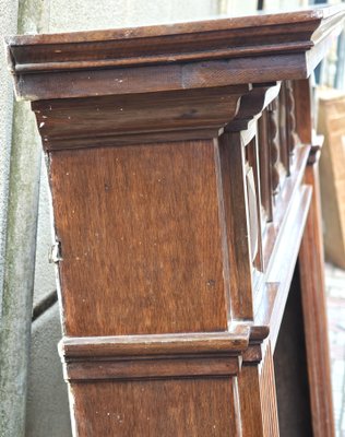 Antique Neo-Renaissance Style Chestnut Fireplace, Late 19th