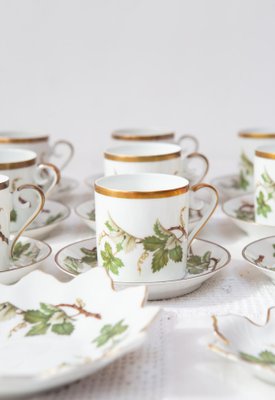 Schwedisches Vinranka Kaffeeservice aus Porzellan für 8 Personen von Hackefors, 1970er, 19er Set bei Pamono kaufen