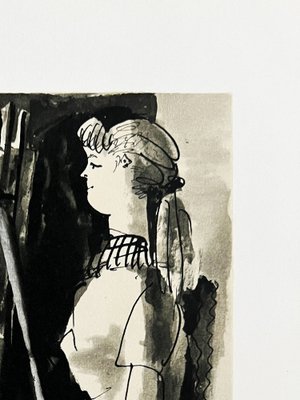 Pablo Picasso、 LE PEINTRE ETSON MODELE Le Peintre Et Son Modele | Pablo Picasso | RoGallery